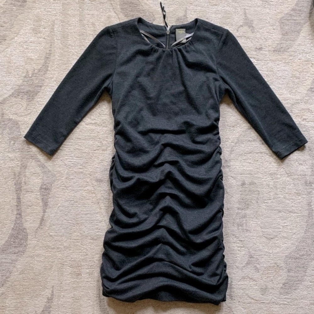 Taylor Bodycon Charcoal Dress Size 8
